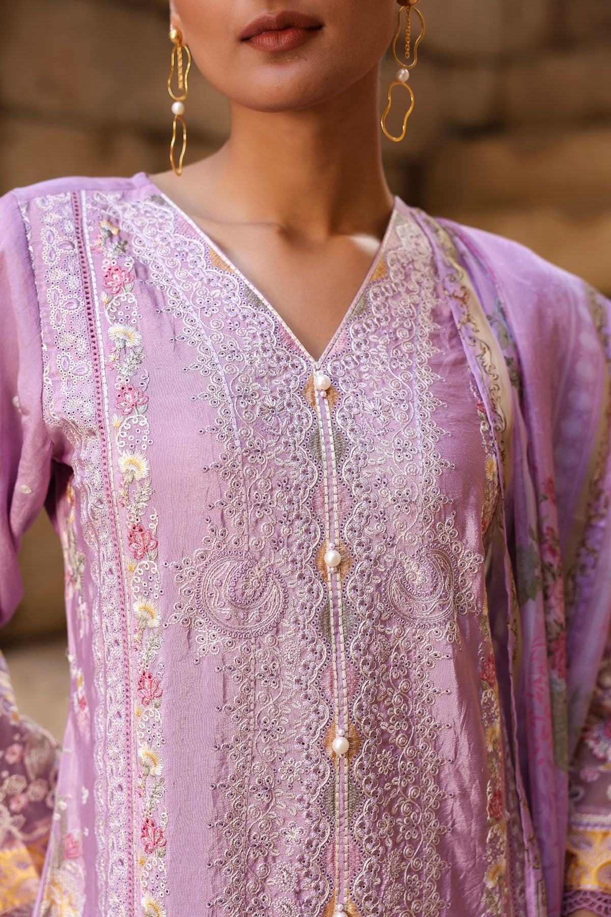 PINK CREPE STRAIGHT KURTA WITH PANT AND DUPATTA