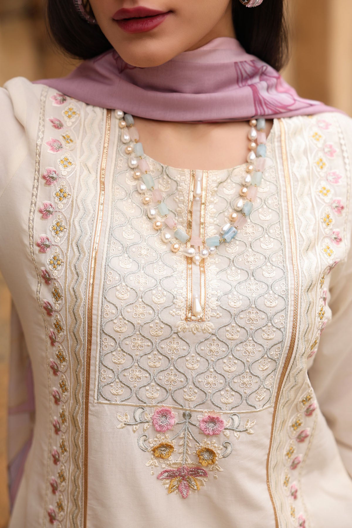 IVERY COTTON STRAIGHT KURTA WITH PANT AND DUPATTA