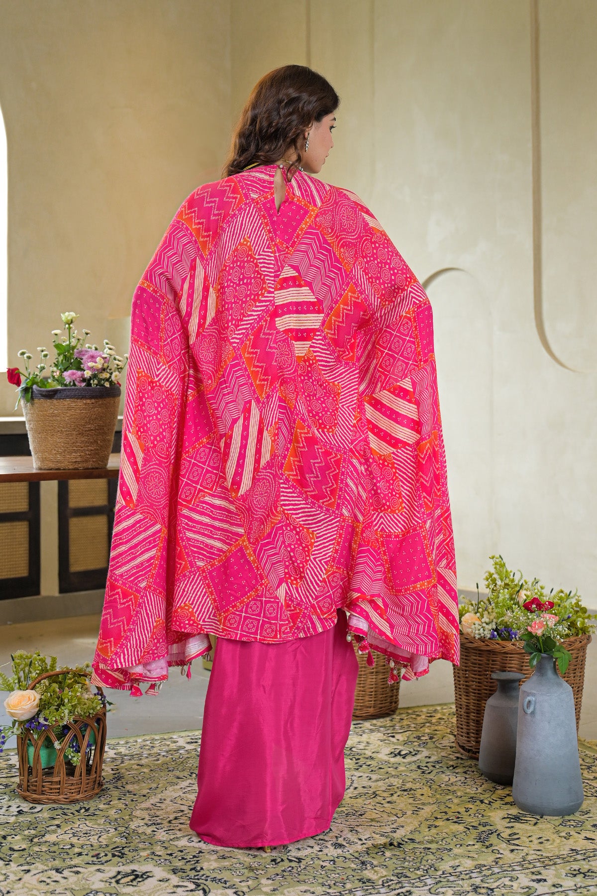 Pink Muslin Embroidered Dresses | Bairaas