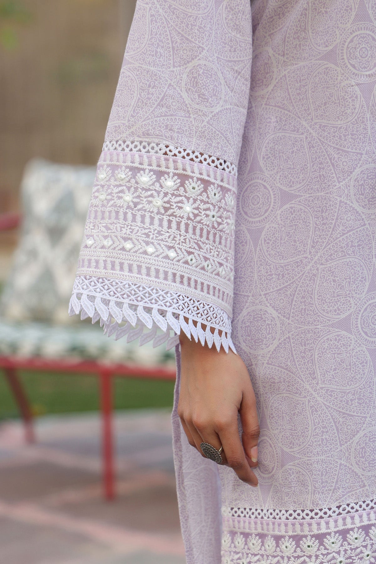Pink Cotton Embroidered Kurta Set With Dupatta