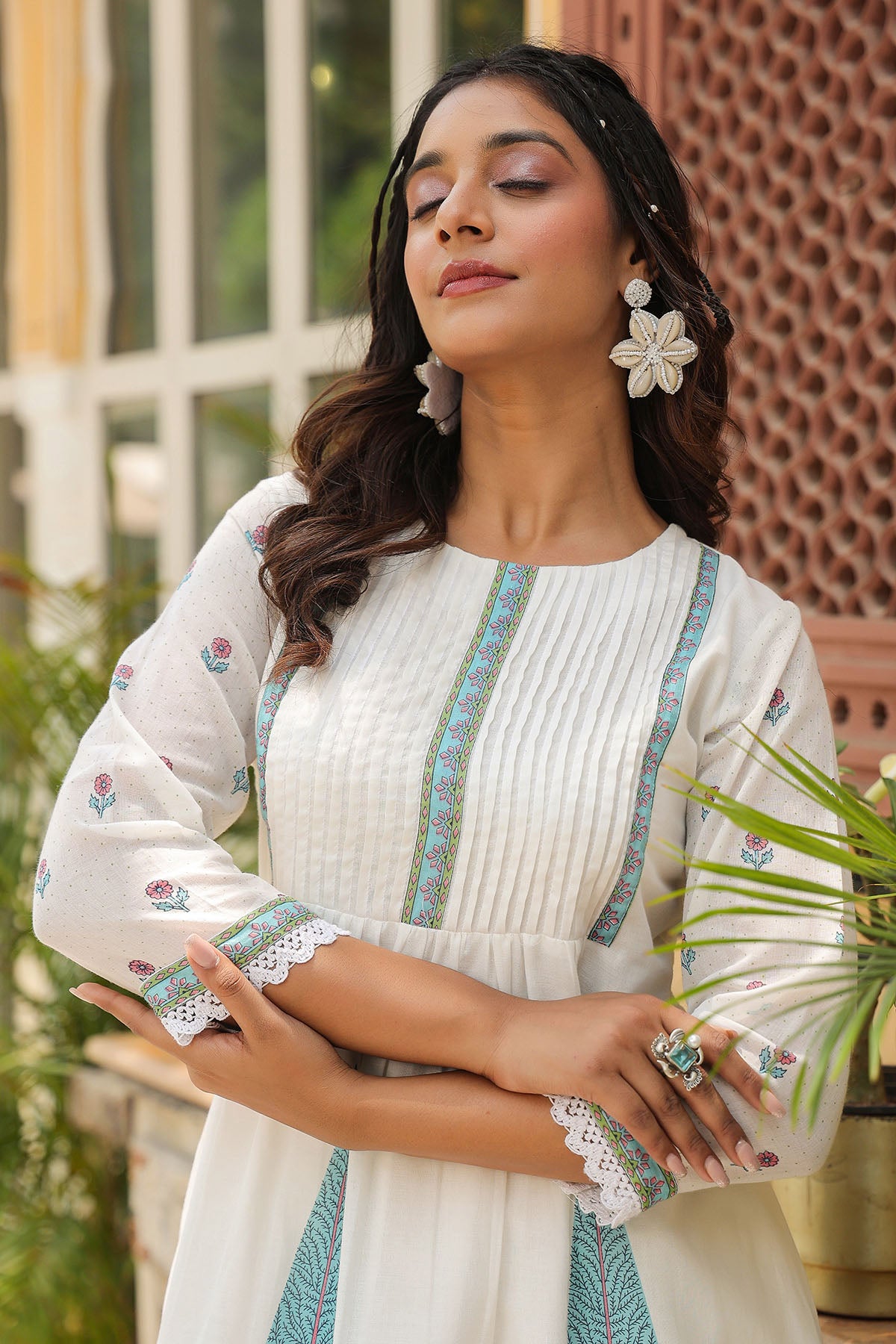 Sky Blue Cotton Printed Co-Ord Set